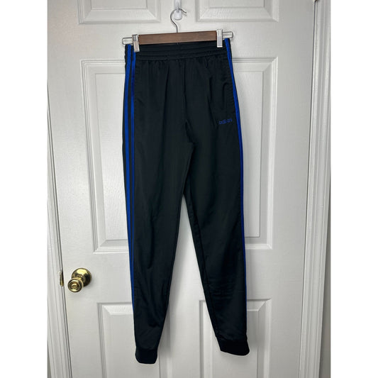 Adidas Boy’s Blue Stripe Jogger Sweatpants Blue (LARGE)